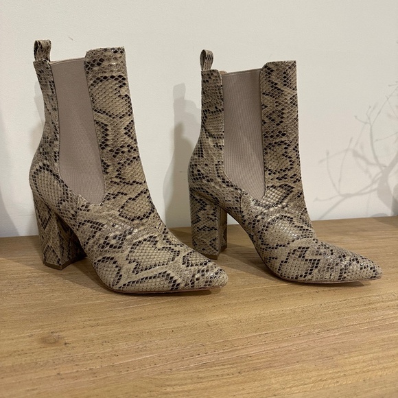 Snakeskin Boots - Picture 1 of 6